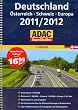 ADAC SuperStra�en Deutschland, Schweiz, �sterreich, Europa 2011/2012: Deutschland 1 : 200 000. �sterreich 1 : 300 000. Schweiz 1 : 301 000. Europa 1 : 4 500 000. 46 Durchfahrts- und Citypl�ne