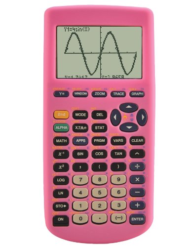 Guerrilla Pink Silicone Case For Texas Instruments Ti 83 Plus Graphing Calculator