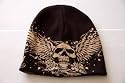 Miami Ink Wing Skull Black Beanie