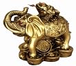 Fabulous Hong Tze Collection--Lucky Frog Standing On A Elephant