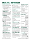 Microsoft Excel 2002 Introduction Quick Reference Guide (Cheat Sheet of Instructions, Tips & Shortcuts - Laminated)