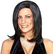 Adult High Society Black Wig - Black