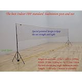 Genji Sports Portable Indoor Badminton Posts and Net