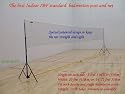Genji Sports Portable Indoor Badminton Posts and Net