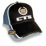 Cadillac CTS Hat Cap Black Blue (Apparel Clothing) by Gregs Automotive LLC