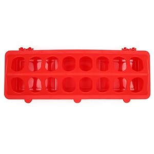 Macgoal Flip Top Poultry Feeder Trough Baby Chick Feeder Plastic