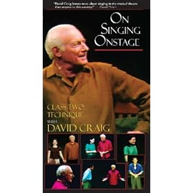 On Singing Onstage: Technique [VHS]