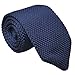 Slim Navy Blue Knitting Tie Handsome Business Necktie for Youth Men or Big Boys