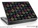 Medium Laptop Skin Kearas Peace Signs Black