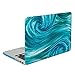 GMYLE Hard Case Print Frosted for MacBook Pro 13 inch with Retina Display (Model: A1425 and A1502) - Iris Blue Ocean Pattern Rubber Coated Hard Cover (Not Fit for MacBook Pro 13)