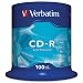 Verbatim CD-R 80 700MB speed 52X discs - Spindle 100  from Verbatim