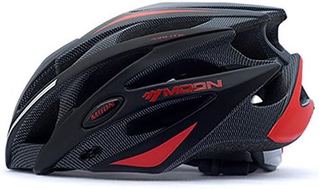 Baby War Road Cycling Bike Adult Bicycle Helmet, Cool Competition Helmet Competition (Black &amp; Red, 22.83in-24.02in)