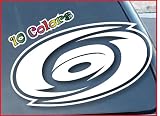 Carolina Hurricanes Car Window Vinyl Decal Sticker 5" Wide (Color: White)