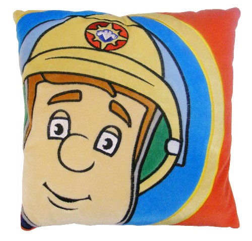 Character World Fireman Sam Circle Plush Cushion Picture