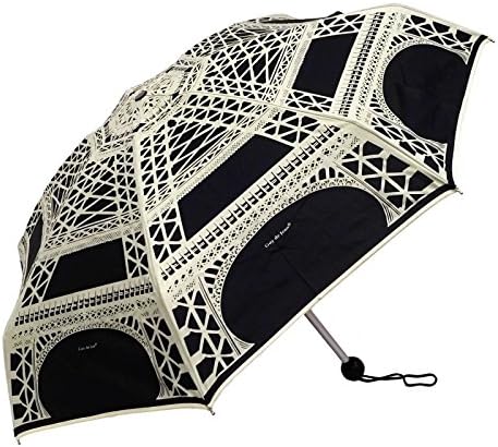 GUY DE JEAN - EIFFEL Mini Folding Umbrella - GDJ9574 - Black