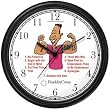 All of THE 7 HABITS #2 - Black Youth (English Text) - Wall Clock from THE 7 HABITS - CLOCK COLLECTION by WatchBuddy Timepieces (White Frame)