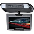 POWER ACOUSTIK PT-91CM 9" CEILING MOUNT WIDESCREEN SWIVEL MONITOR WITH INTERCHANGEABLE SKINS-POWPT91CM