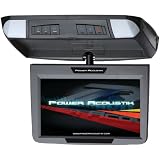 POWER ACOUSTIK PT-91CM 9 CEILING MOUNT WIDESCREEN SWIVEL MONITOR WITH INTERCHANGEABLE SKINS-POWPT91CM