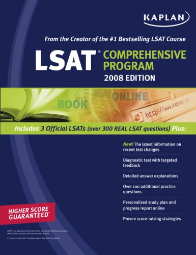 Kaplan LSAT 2008, Comprehensive Program (Kaplan Lsat)