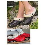 Plush Faux Berber Lined Clogs