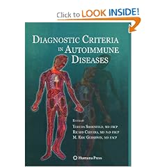 Diagnostic Criteria in Autoimmune Diseases by Yehuda Shoenfeld, Ricard Cervera and M. Eric Gershwin