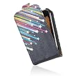Tinxi Ledertasche f�r Samsung Galaxy Mini 2 S6500 Flipcase Leder Tasche Cover mit Magnet Verschluss bunt Meteor (Nummer9)