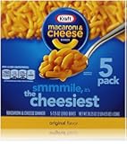 Kraft Macaroni & Cheese Dinner, Original (5 Count, 7.25 Oz Each)