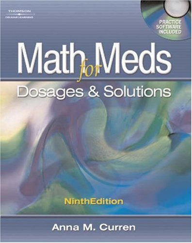 Math for Meds: Dosage and Solutions