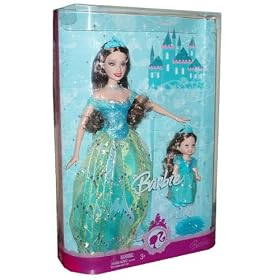 Barbie Princess Sisters - Teresa and Kelly with Glittering Blue Gown