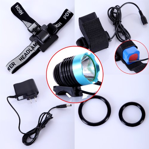 CREE XML XM-L T6 LED Bike Bicycle Light HeadLight HeadLamp 1200LM Blue On Sale