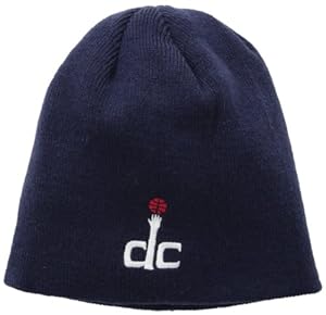 Washington Wizards Blue Toque Skull Cap - NBA Cuffless Beanie Hat