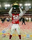 Bertrand Berry Cardinals w/NFL Champ Trophy 8x10 Photo