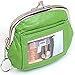 Womens Leather Coin Purse Mini Wallet Metal Frame ID Window Credit Card Case New