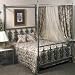 Garden Bed with Frame Metal Finish: Aged Iron, Size: King