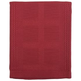 Gourmet Classics Bamboo Jacquard Red Dish Cloth, Set of 2Gourmet Classics Bamboo-Derived Rayon and Cotton Jacquard Dish Cloth, Set of 2