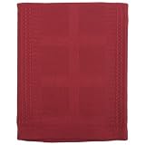 Gourmet Classics Bamboo-Derived Rayon and Cotton Jacquard Dish Cloth, Set of 2, Red