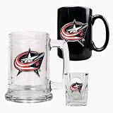 Review Great American Products  / Columbus Blue Jackets 15 oz. Tankard, 15 oz. Ceramic Mug and 2 oz. Shot Glass Set
