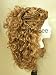 18" Light Strawberry Blonde body wave / half ponytail / two braid synthetic wigs