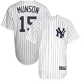 Thurmon Munson Yankees Pinstripe Cooperstown Replica Jersey