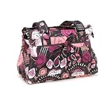 Animal Ladies Overnight Shoulder Bag - Matano Black Print