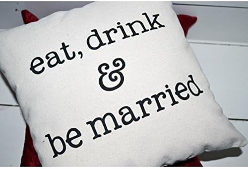 16x16" Canvas Wedding Pillow - Rustic Wedding Decor