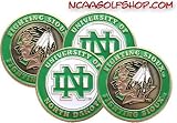(4) North Dakota Fighting Sioux Golf Ball Markers