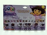 Nickelodeon Dora the Explorer 7 Day Ring and Stick on Earring Set