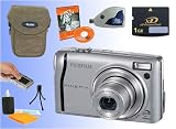 Fuji Finepix F40FD Digital Camera Kit 1GB xD Picture Card + Reader + Case + Screen Guard + Mini Tripod  More!