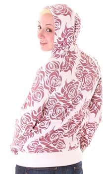 OBEY 'Rose Zip Hoodie' womens