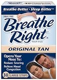 Breathe Right Nasal Strips, Large Tan-30 ct.