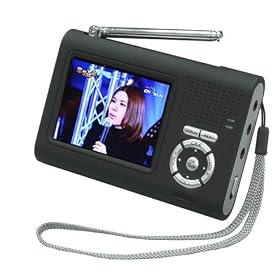 3" Handheld DVB Digital Freeview TV/DAB Radio - Black