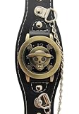 TimerMall OEM - Montre Homme - Quartz - Synth??tique - Squelette humain Cadran Noir Bracelet synth??tiquSport Watches