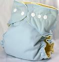 Rocky Mountain Diaper - One Size Pocket Diaper - Berry with Lemon Inner