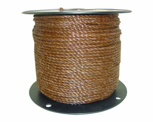 Field Guardian Polyrope, 1/4-Inch, Brown